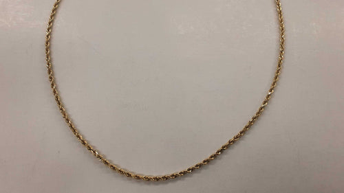 Rope Chain - Yellow Gold 14k (.585) 14.8 grams 24 inch