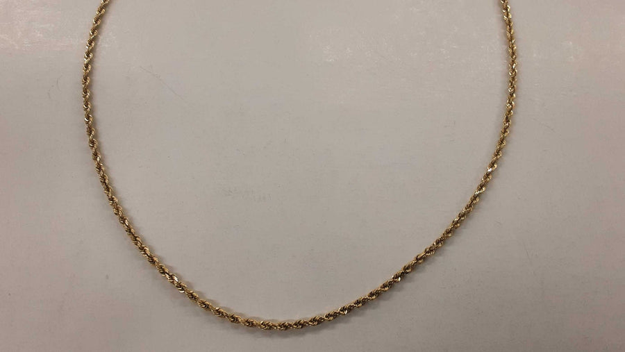 Rope Chain - Yellow Gold 14k (.585) 14.8 grams 24 inch