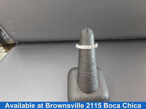 Women's Ring - Anniversary - White Gold 14k (.585) 3.3 grams Size 7