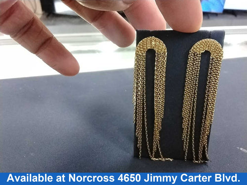 Jacket Earrings - Yellow Gold 14k (.585) 4.6 grams