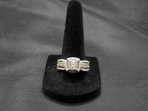 Ring - Wedding Set - White Gold 10k (.417) 5.2 grams Size 9.5