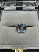 Blue Gem Stone Ring