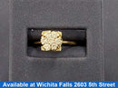 Ring - Engagement Set - Yellow Gold 10k (.417) 3.6 Grams Size 9