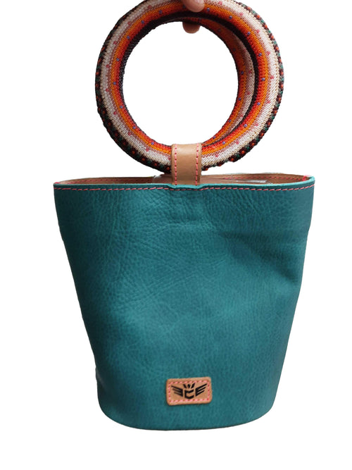 Consuela Diego Bangle Clutch Green Purse / Handbag