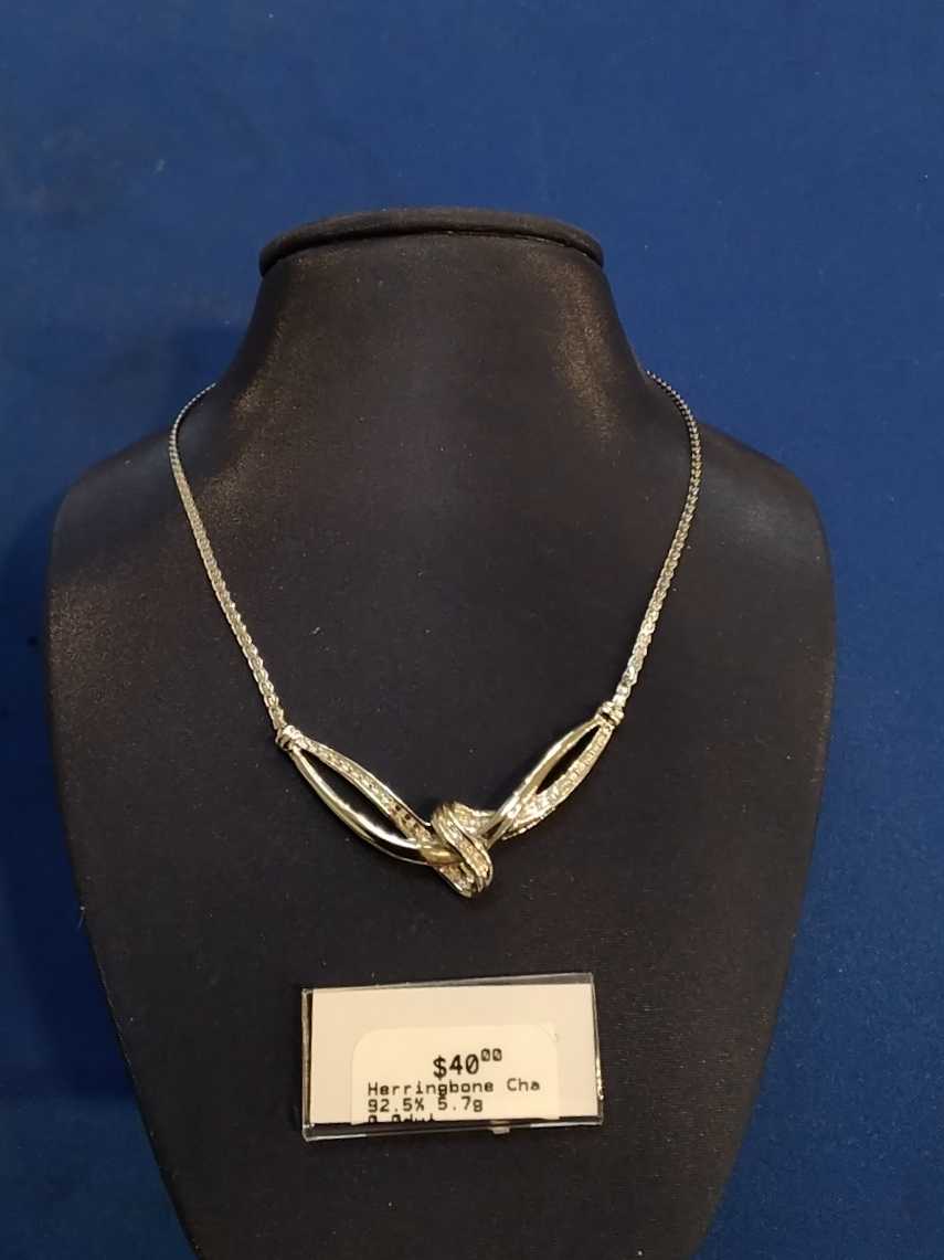 Herringbone Chain - Silver 5.7 grams 16 inch