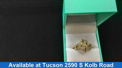 Women's Ring - Yellow Gold 10k (.417) 4 grams Size 8