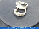 Earrings - White Gold 18k (.750) 4.5 grams