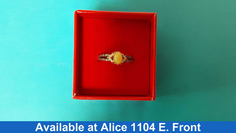 Women's Ring - Rose Gold 14k (.585) 3.2 grams Size 8.5