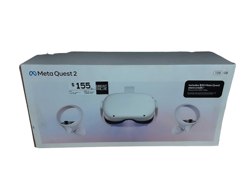 Meta Quest 2 128 Gb White Virtual Reality Device