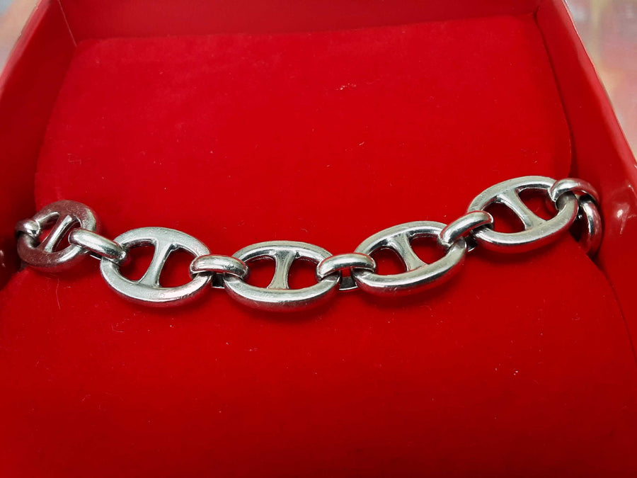 Cable Bracelet - Silver 36.5 grams 7 inch