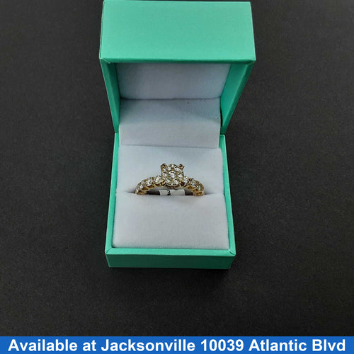 Ring - Wedding Set - Yellow Gold 14k (.585) 6.4 grams Size 8.5