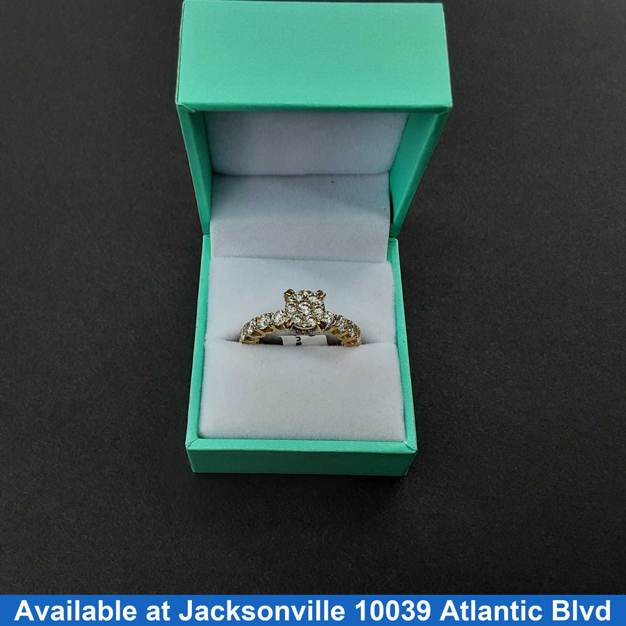 Ring - Wedding Set - Yellow Gold 14k (.585) 6.4 grams Size 8.5