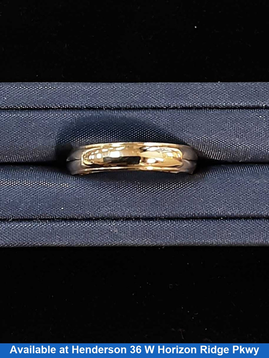 Ring - Wedding Band - Yellow Gold 14k (.585) 3.8 grams Size 20