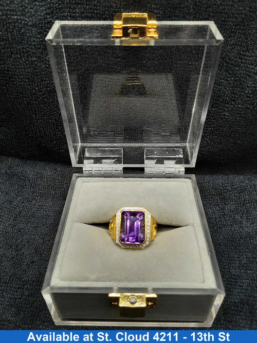 Men's Amethyst Ring