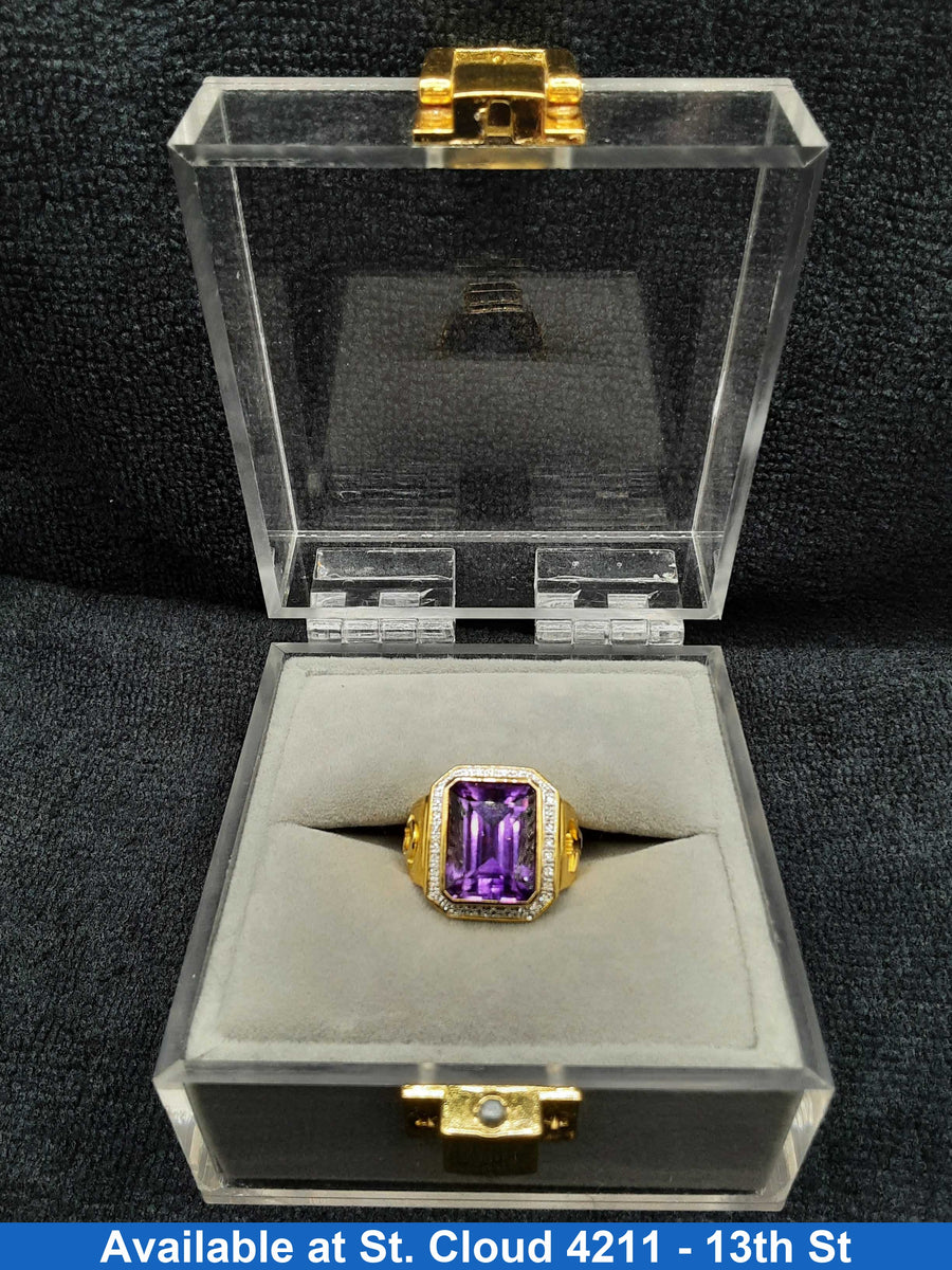 Men's Amethyst Ring