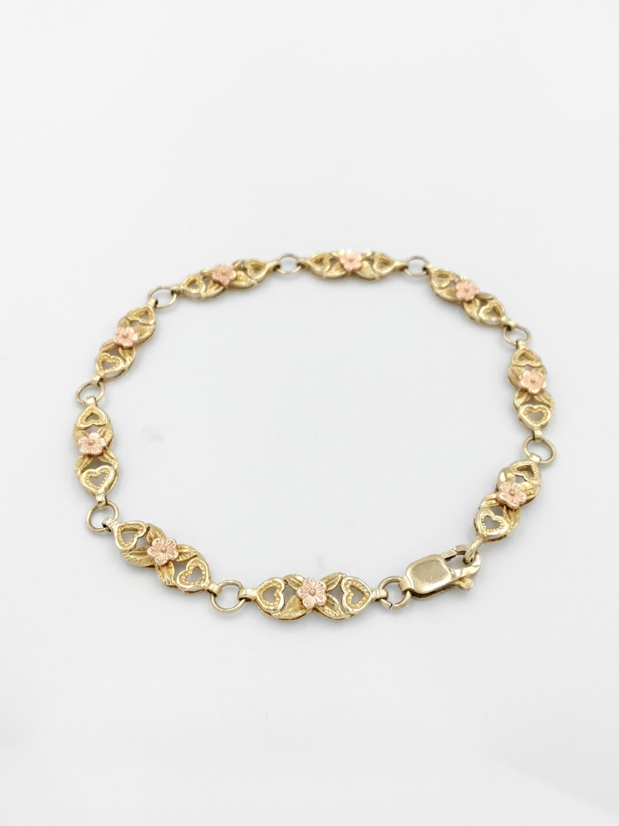 Bracelet - Yellow Gold 10k (.417) 4.3 grams 7 inch