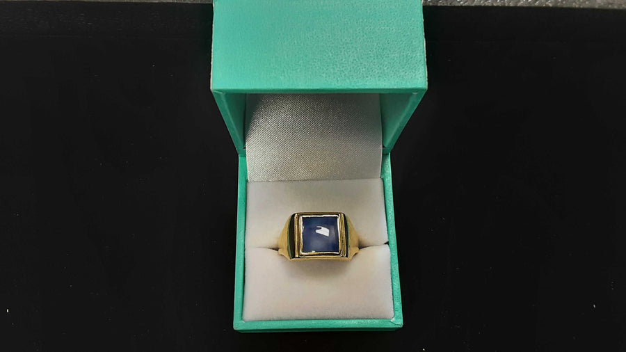 Men's Ring - Yellow Gold 10k (.417) 6.4 grams Size 10.5