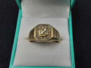 Men's Ring - Yellow Gold 10k (.417) 6 grams Size 11.5