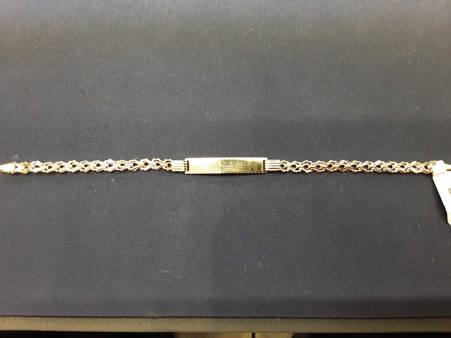 ID Bracelet - Yellow Gold 14k (.585) 4.6 grams 9 inch