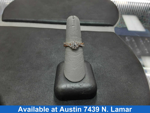 Ring - Engagement Set - Rose Gold 10k (.417) 3.6 grams Size 20