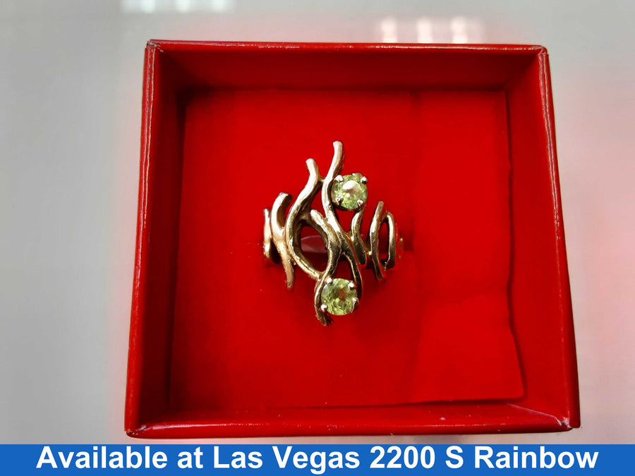 Women's Ring - Yellow Gold 10k (.417) 8 grams Size 20