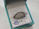 Ring - Engagement Set - White Gold 14k (.585) 6.2 grams Size 8.5