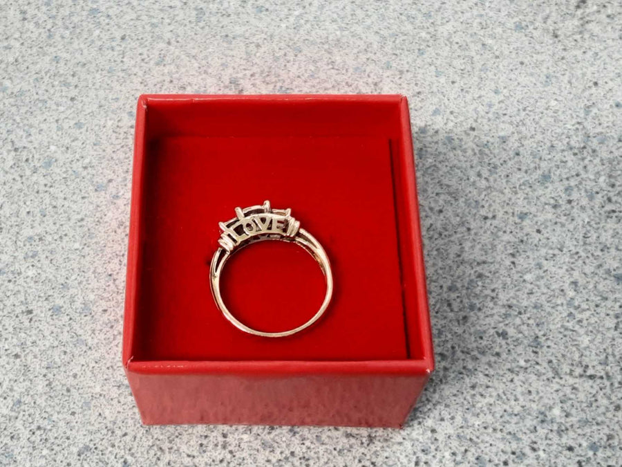 Women's Ring - Anniversary - Yellow Gold 10k (.417) 1.8 grams Size 7