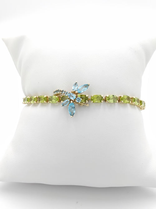Tennis Bracelet - Yellow Gold 14k (.585) 10.6 grams 7 inch