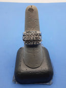 Women's Ring - White Gold 14k (.585) 9 grams Size 8