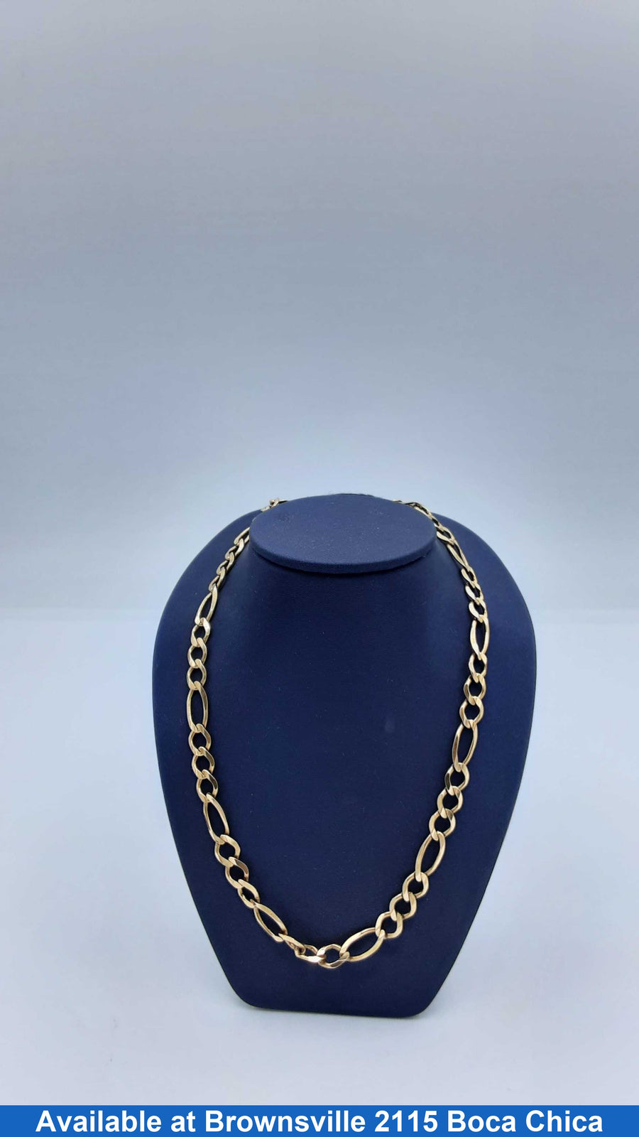 Figaro Chain - Yellow Gold 10k (.417) 28.6 grams 24 inch
