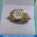 Men's Ring - Yellow Gold 10k (.417) 4 Grams Size 10.5