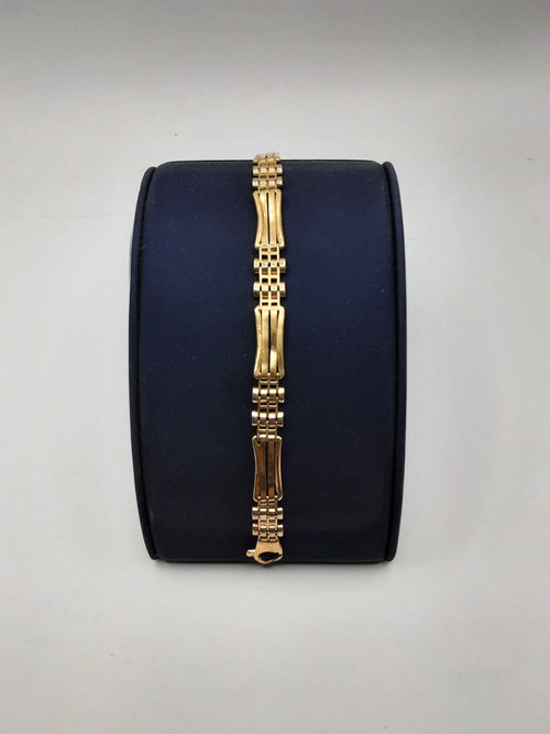 Box Bracelet - Yellow Gold 14k (.585) 18.1 grams 9 inch