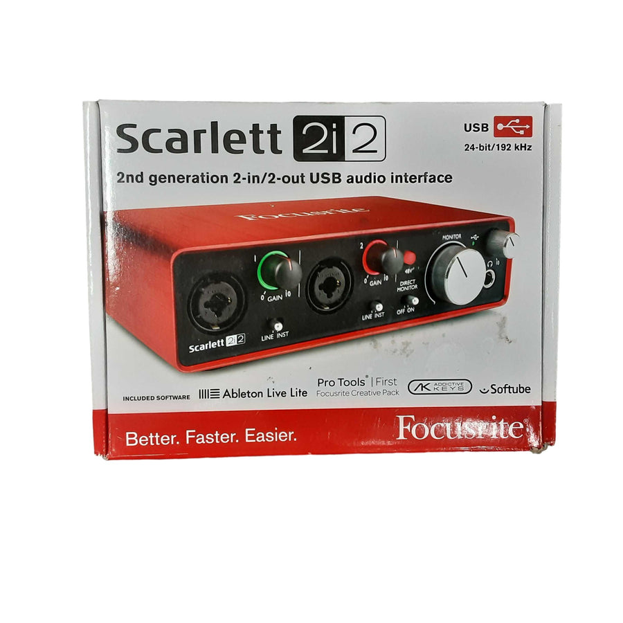 Focus Scarlett 2i2 Red Classic Audio Interface