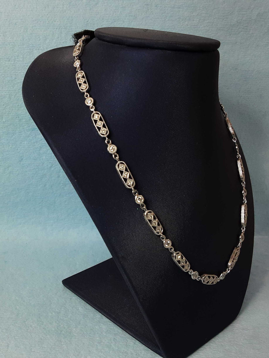 Chain - White Gold 18k (.750) 24.4 grams 16 inch