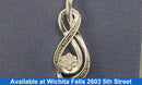 Diamond Pendant - Silver 3.4 grams