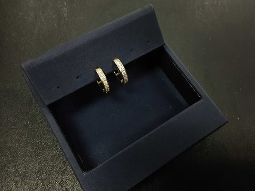 Hoop Earrings - Yellow Gold 14k (.585) 2.2 grams