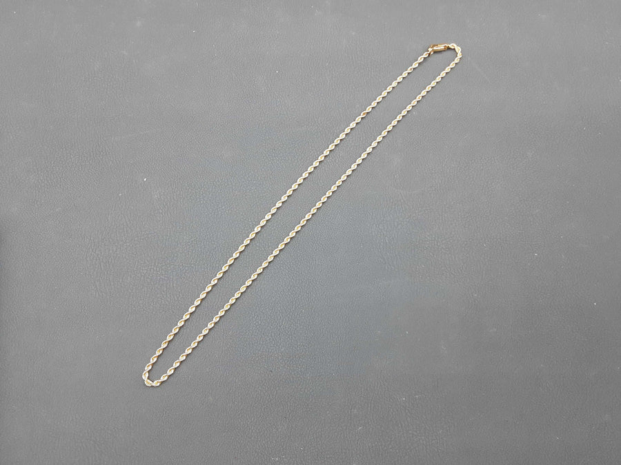 Rope Chain - Yellow Gold 14k (.585) 22.2 grams 22 inch