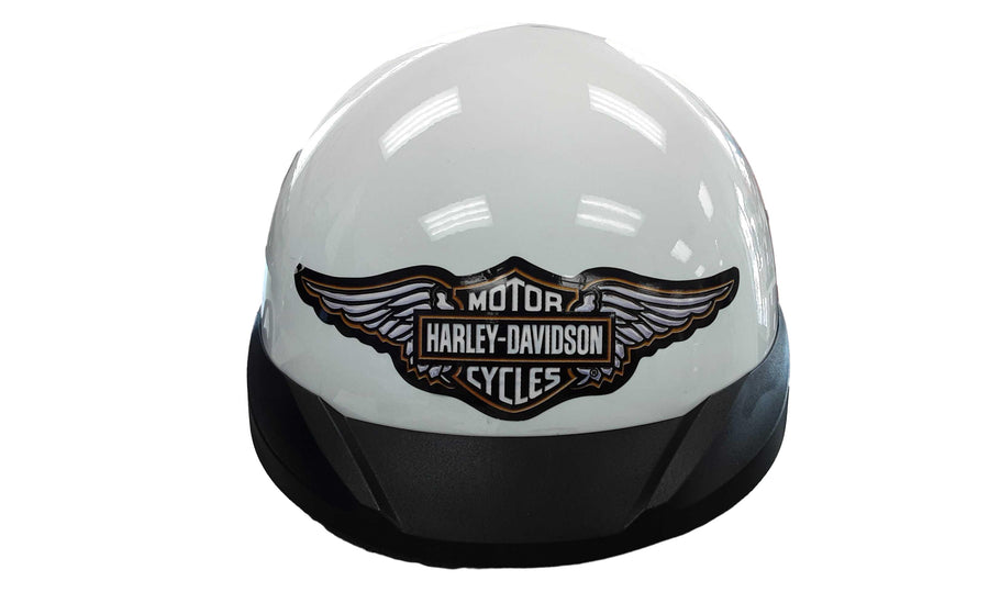 Harleydavidson White Helmet