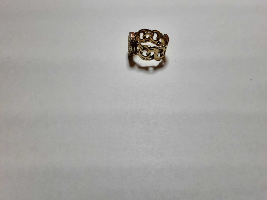 Women's Ring - Yellow Gold 10k (.417) 6.7 grams Size 6.5