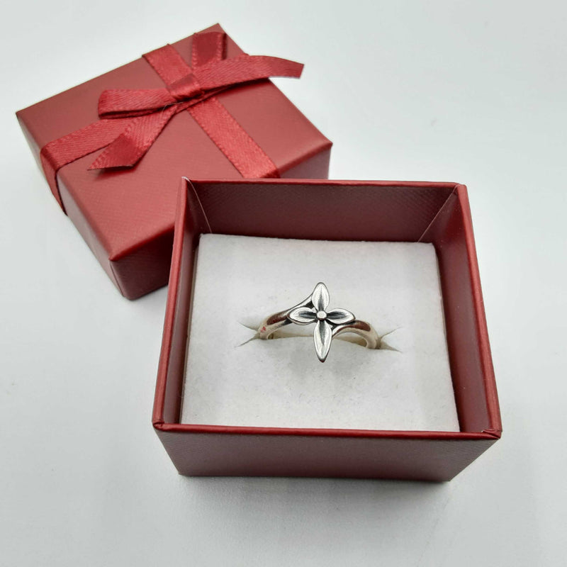 James Avery Retired Blossom Cross Ring