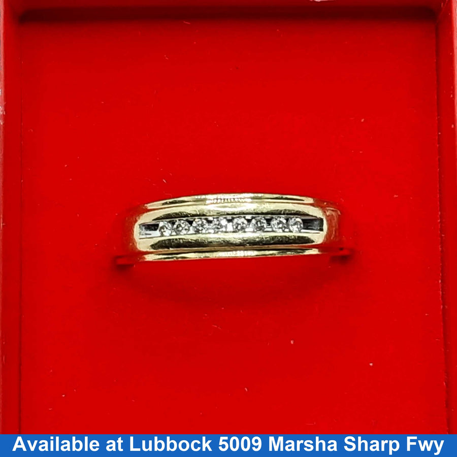 Men's Ring - Yellow Gold 10k (.417) 3 grams Size 12