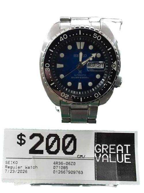 Seiko 4r36-06z0 Silver Regular Watch