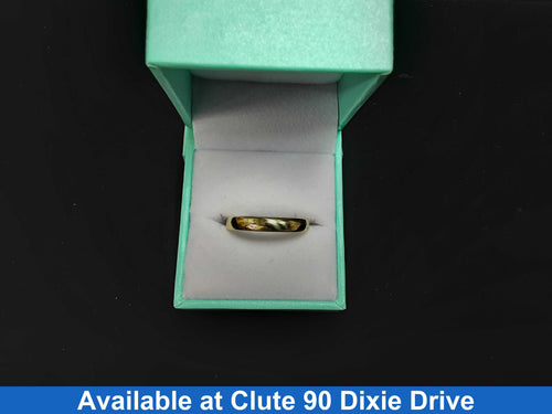 Ring - Wedding Band - Yellow Gold 14k (.585) 3 grams Size 12