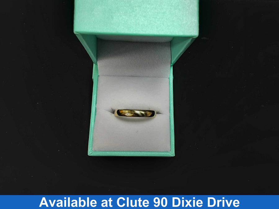 Ring - Wedding Band - Yellow Gold 14k (.585) 3 grams Size 12