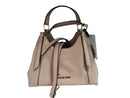 Michael Kors Arlo Small Pebbled Beige / Tan Purse / Handbag