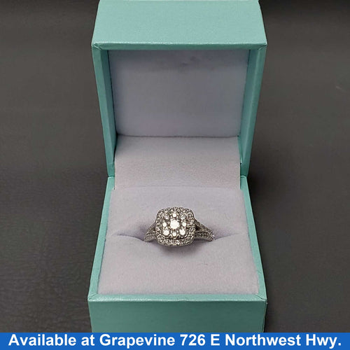 Women's Ring - White Gold 14k (.585) 4.7 grams Size 20
