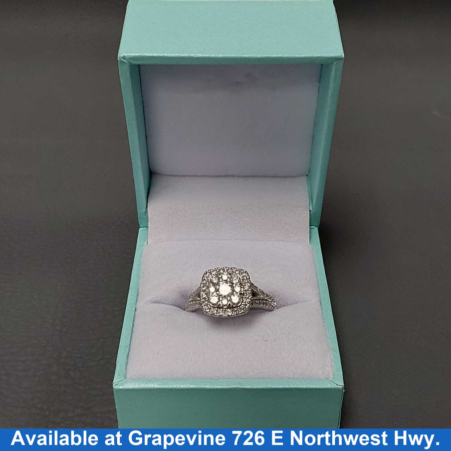 Women's Ring - White Gold 14k (.585) 4.7 grams Size 20