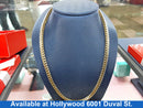 Fox Tail Chain - Yellow Gold 10k (.417) 28.2 grams 24 inch