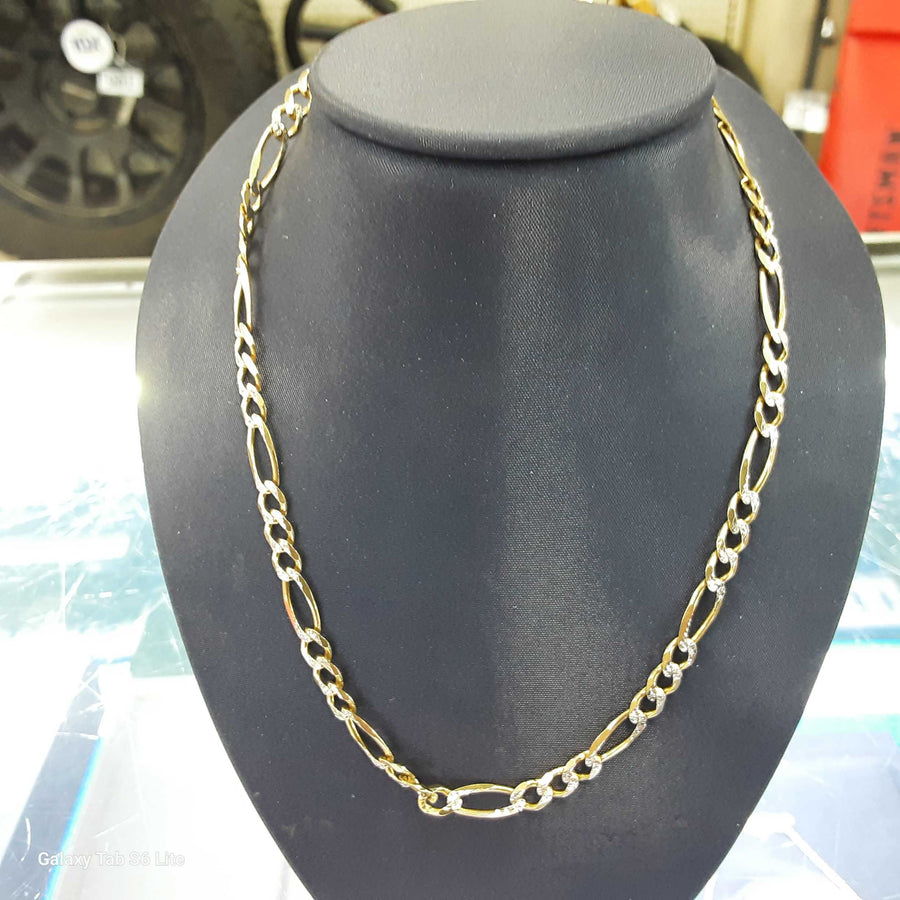 Figaro Chain - Yellow Gold 10k (.417) 14.6 grams 24 inch