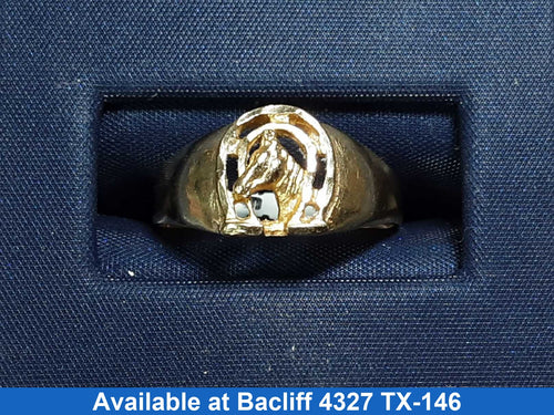 Men's Ring - Yellow Gold 10k (.417) 2.1 grams Size 7.5